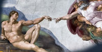 Gott und Adam